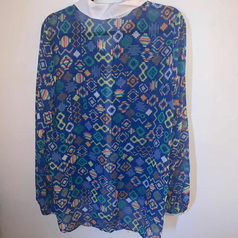 Multi colored button down - Picture 2 of 2